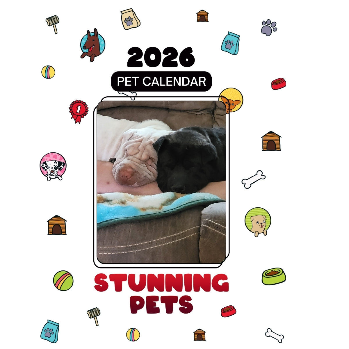2 Headlines Stunning Pets: A 2026 Pet Calendar