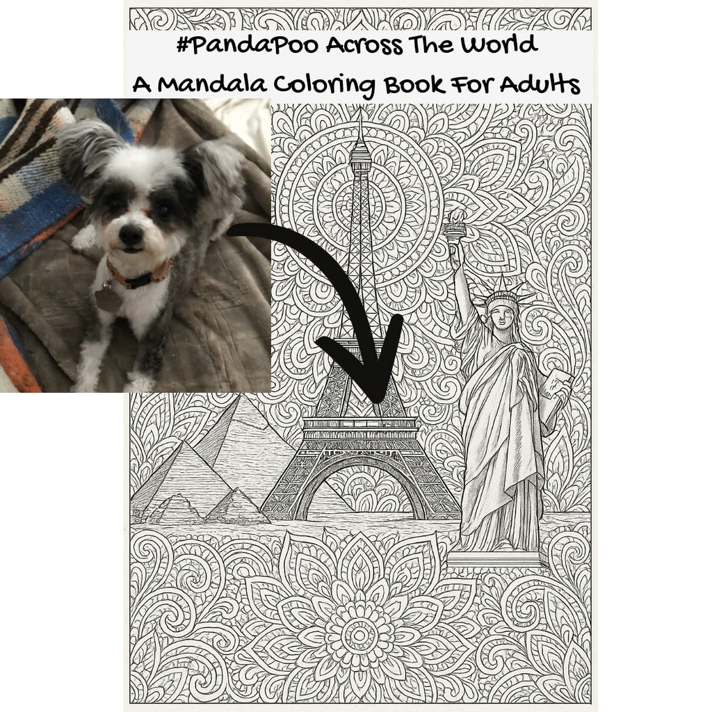 #PandaPoo Across The World: A Mandala Coloring Book For Adults