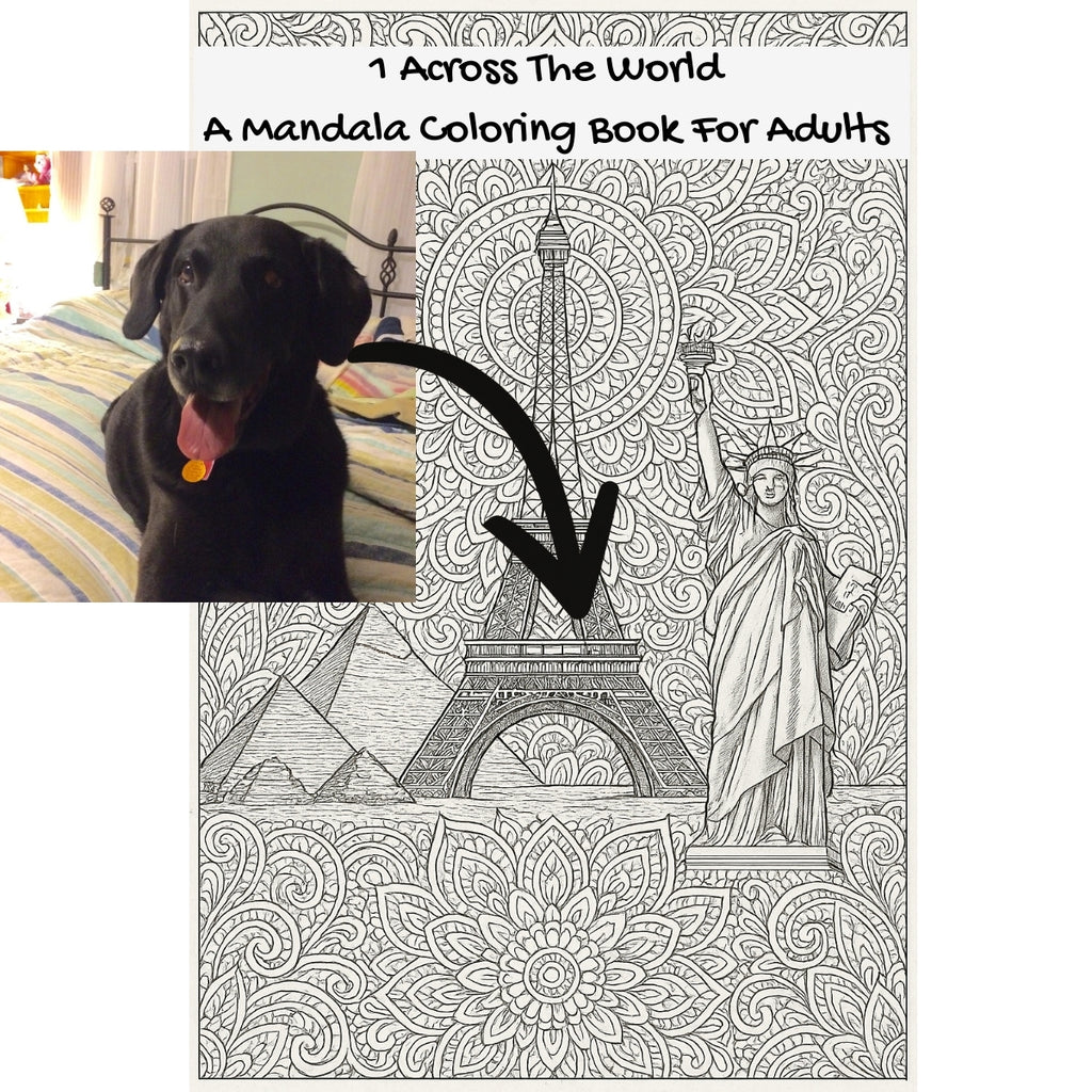 1 Across The World: A Mandala Coloring Book For Adults