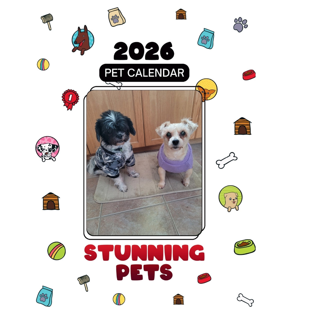 2 dogs Headlines Stunning Pets: A 2026 Pet Calendar