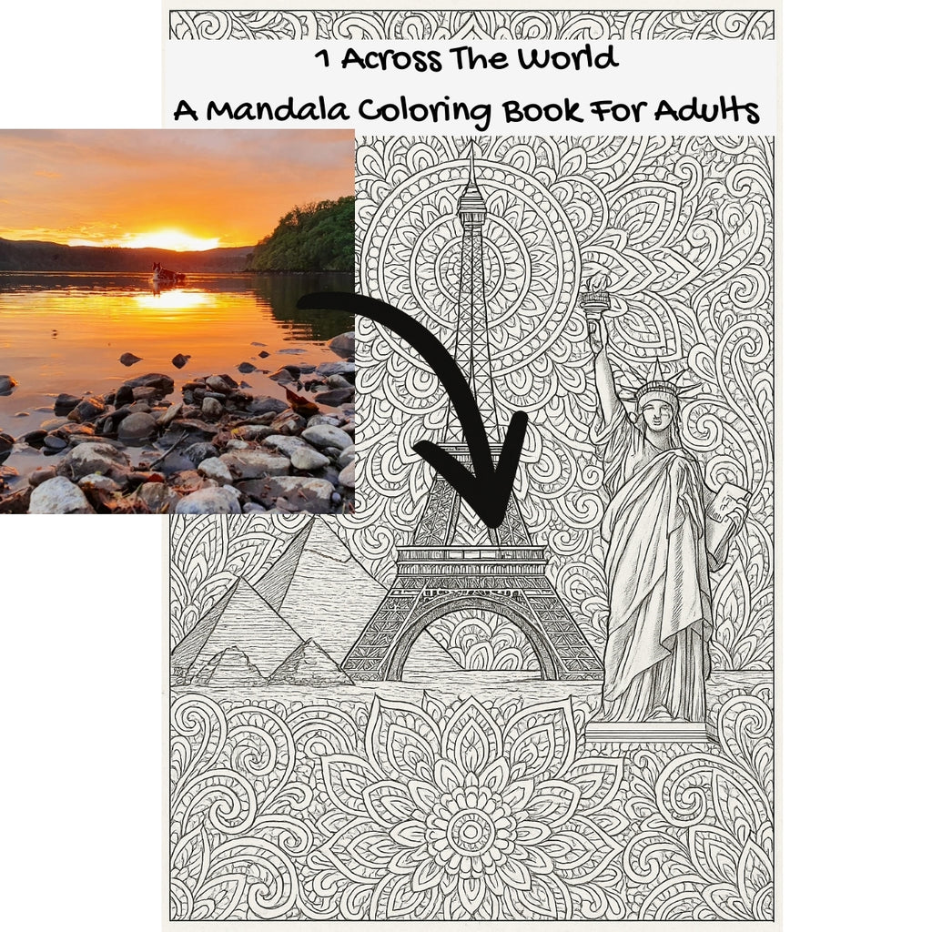 1 Across The World: A Mandala Coloring Book For Adults