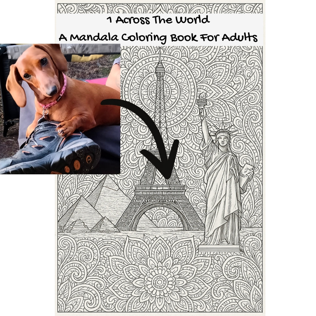 1 Across The World: A Mandala Coloring Book For Adults