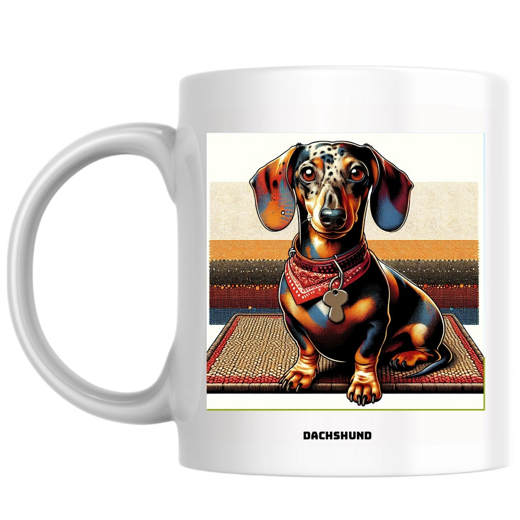Dachshund the Magnificent: Pop Art Coffee Mug