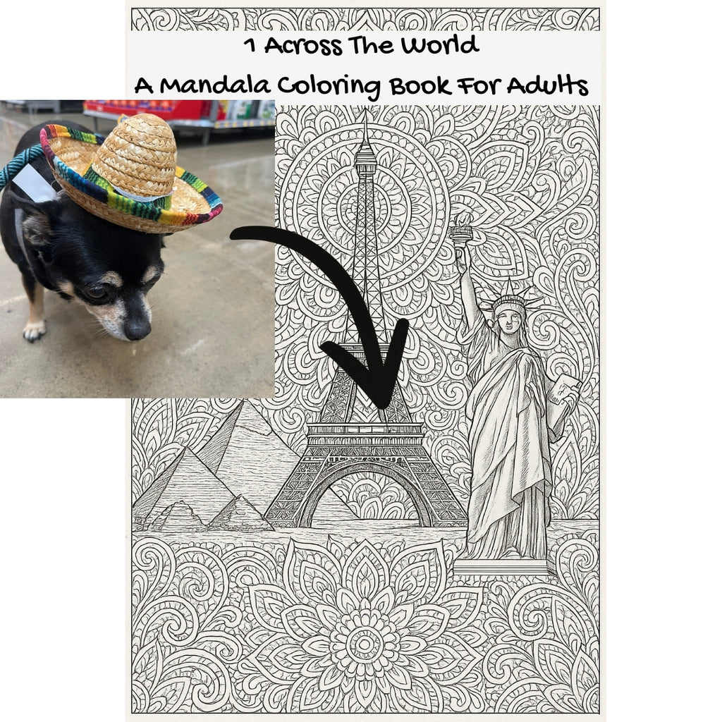 1 Across The World: A Mandala Coloring Book For Adults