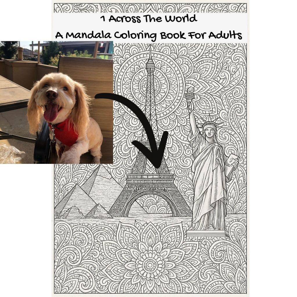 1 Across The World: A Mandala Coloring Book For Adults