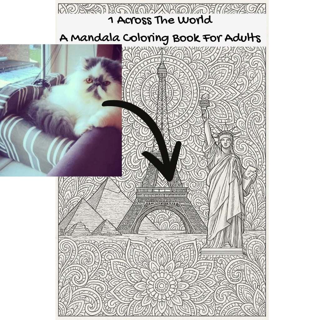 1 Across The World: A Mandala Coloring Book For Adults