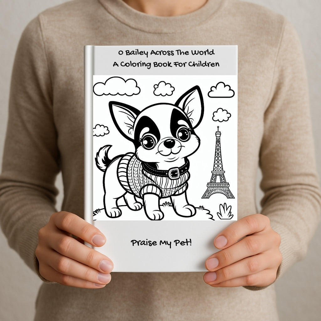 0 Bailey Across The World: A Coloring Book For Children