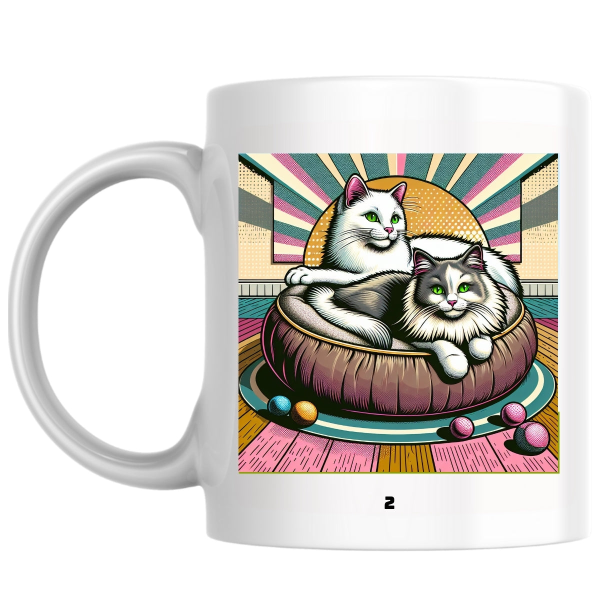 2 the Magnificent: Pop Art Coffee Mug