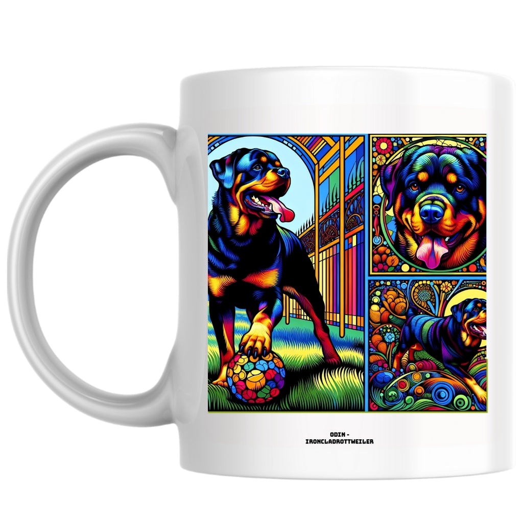 Odin - ironcladrottweiler the Magnificent: Pop Art Coffee Mug
