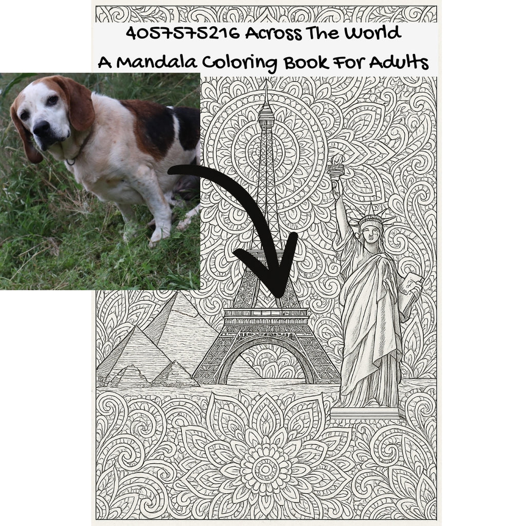 4057575216 Across The World: A Mandala Coloring Book For Adults