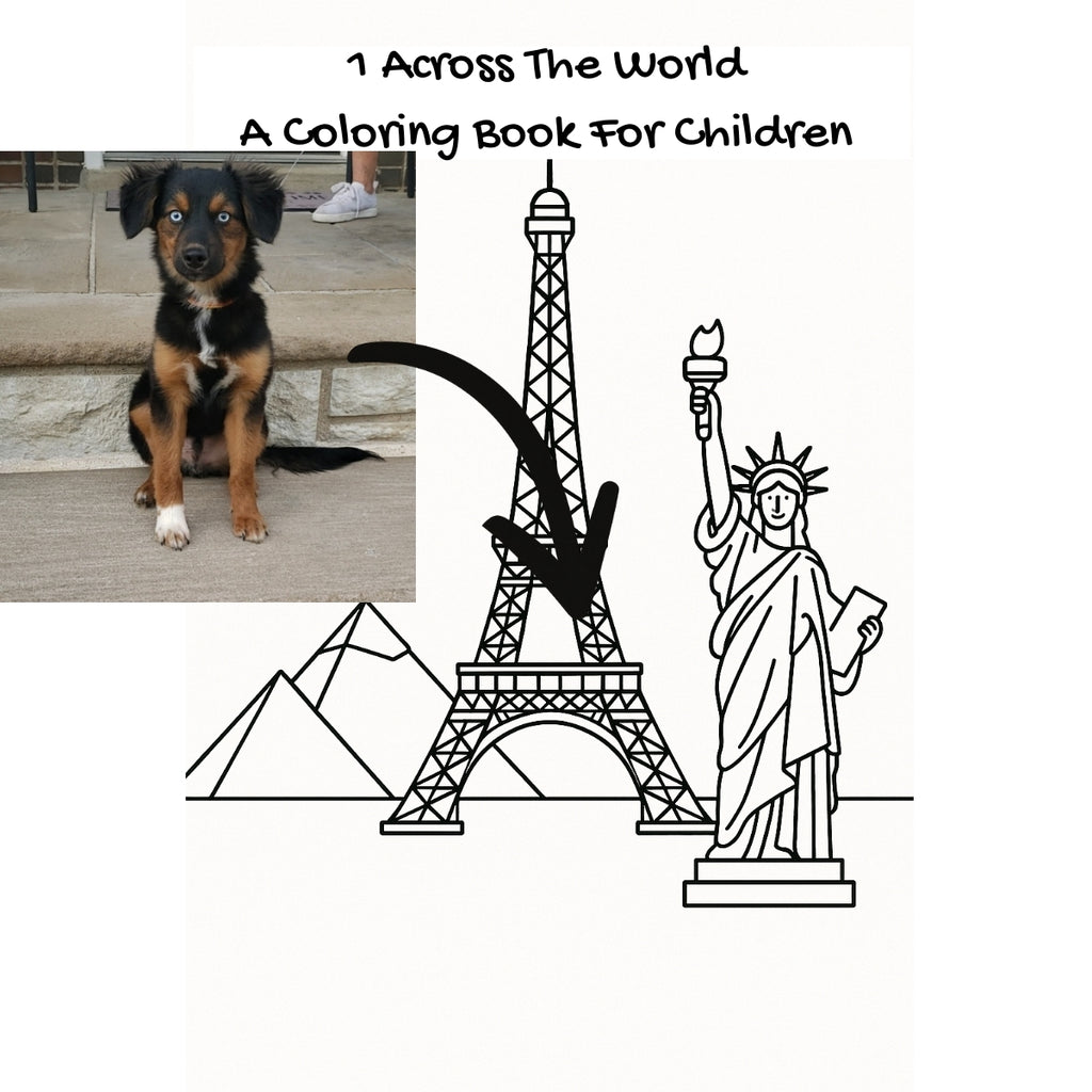 1 Across The World: A Coloring Book For Children
