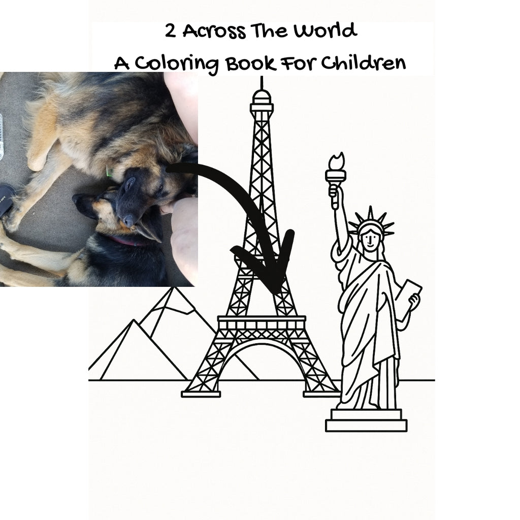 2 Across The World: A Coloring Book For Children