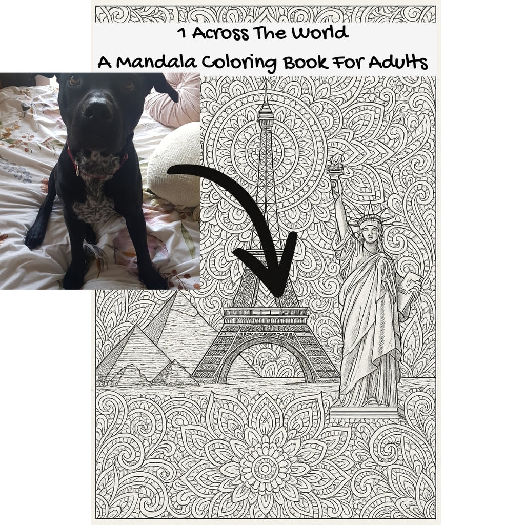 1 Across The World: A Mandala Coloring Book For Adults