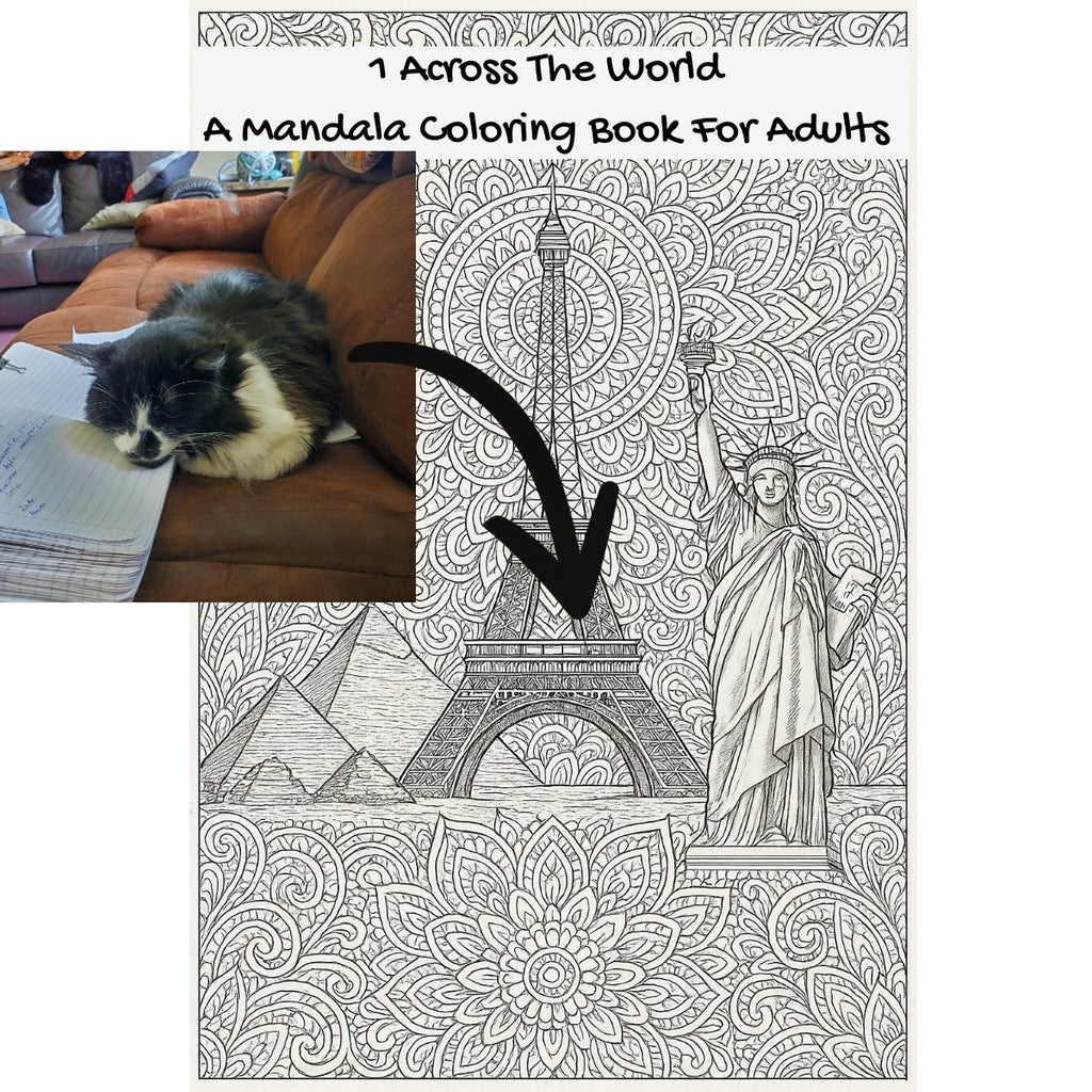 1 Across The World: A Mandala Coloring Book For Adults