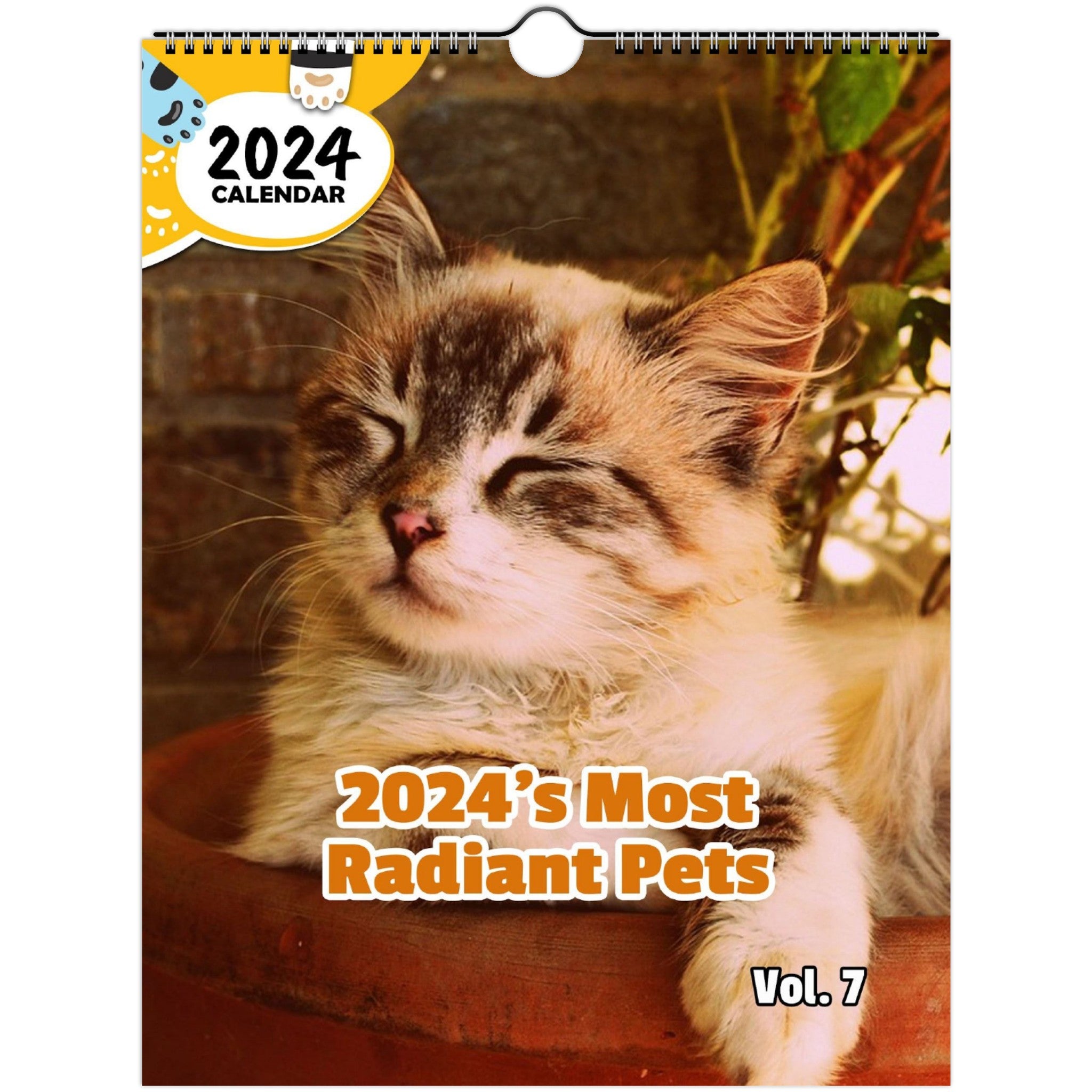 2024's Most Radiant Pets Volume Seven: 2024 Wall Calendar (Published)