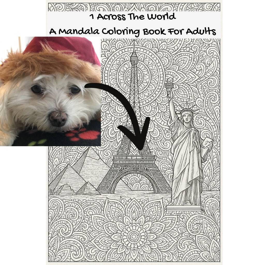 1 Across The World: A Mandala Coloring Book For Adults