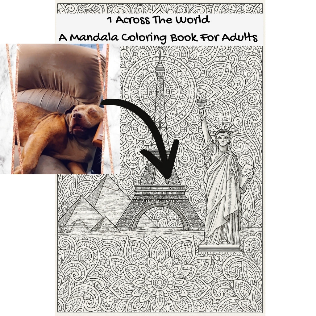 1 Across The World: A Mandala Coloring Book For Adults