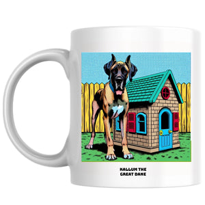 Kallum the Great Dane the Magnificent: Pop Art Coffee Mug