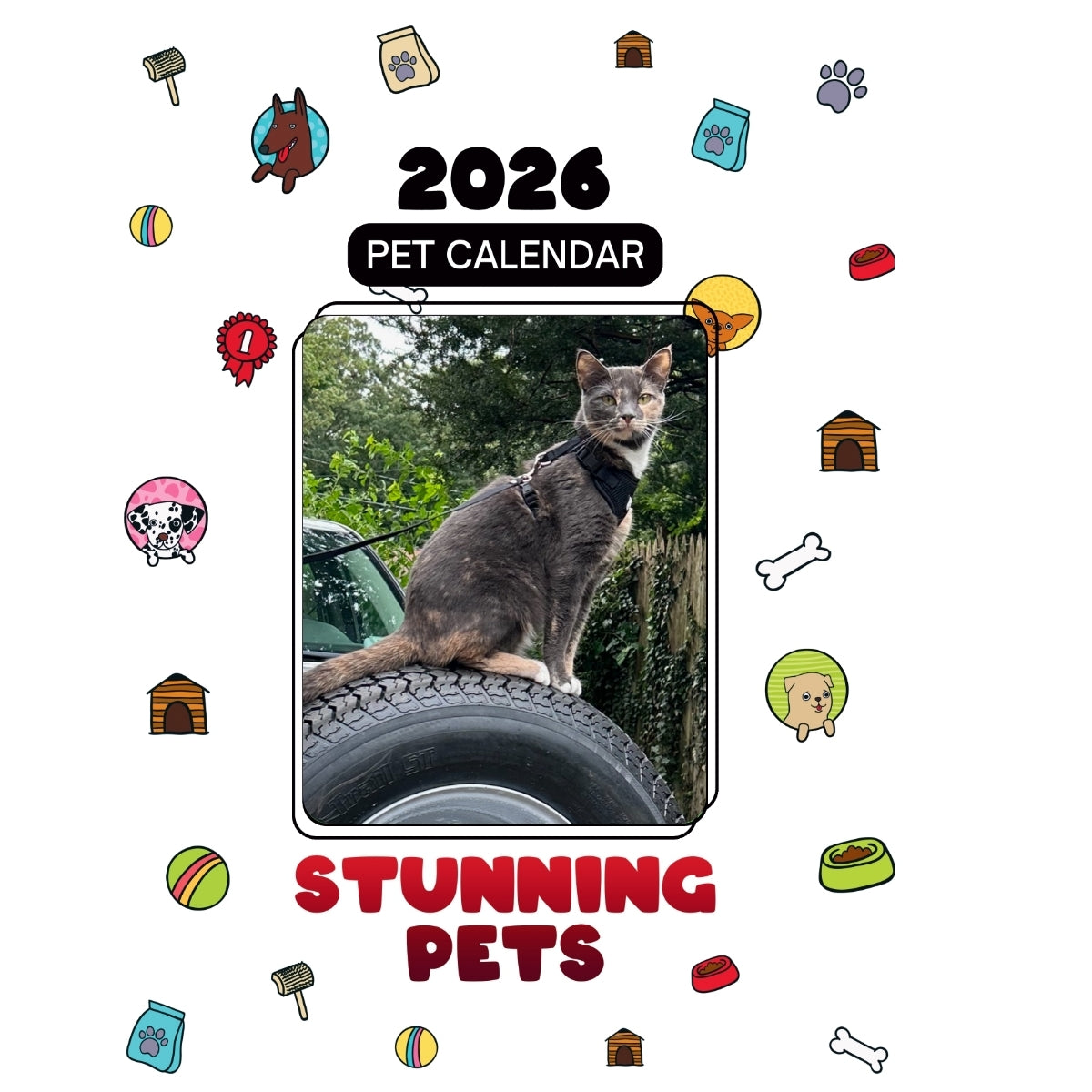 4 Headlines Stunning Pets: A 2026 Pet Calendar