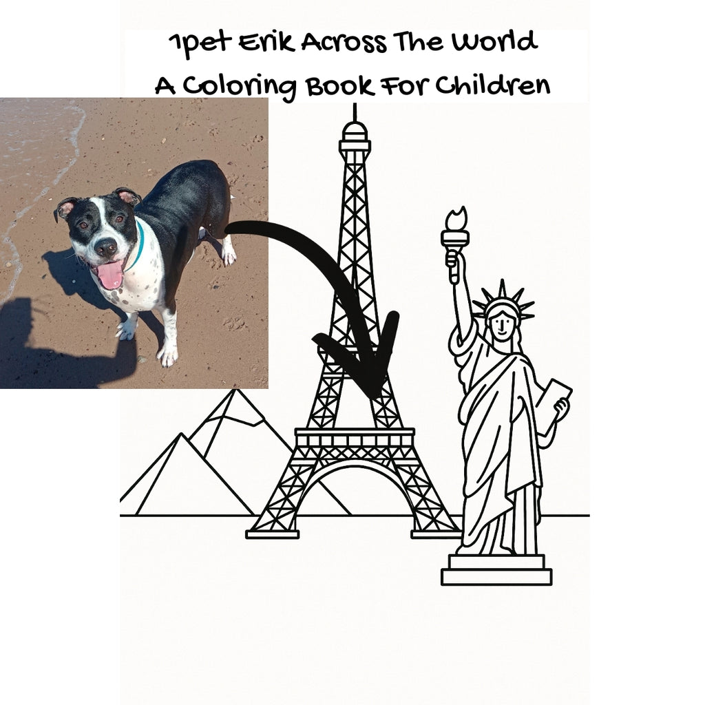 1pet Erik Across The World: A Coloring Book For Children