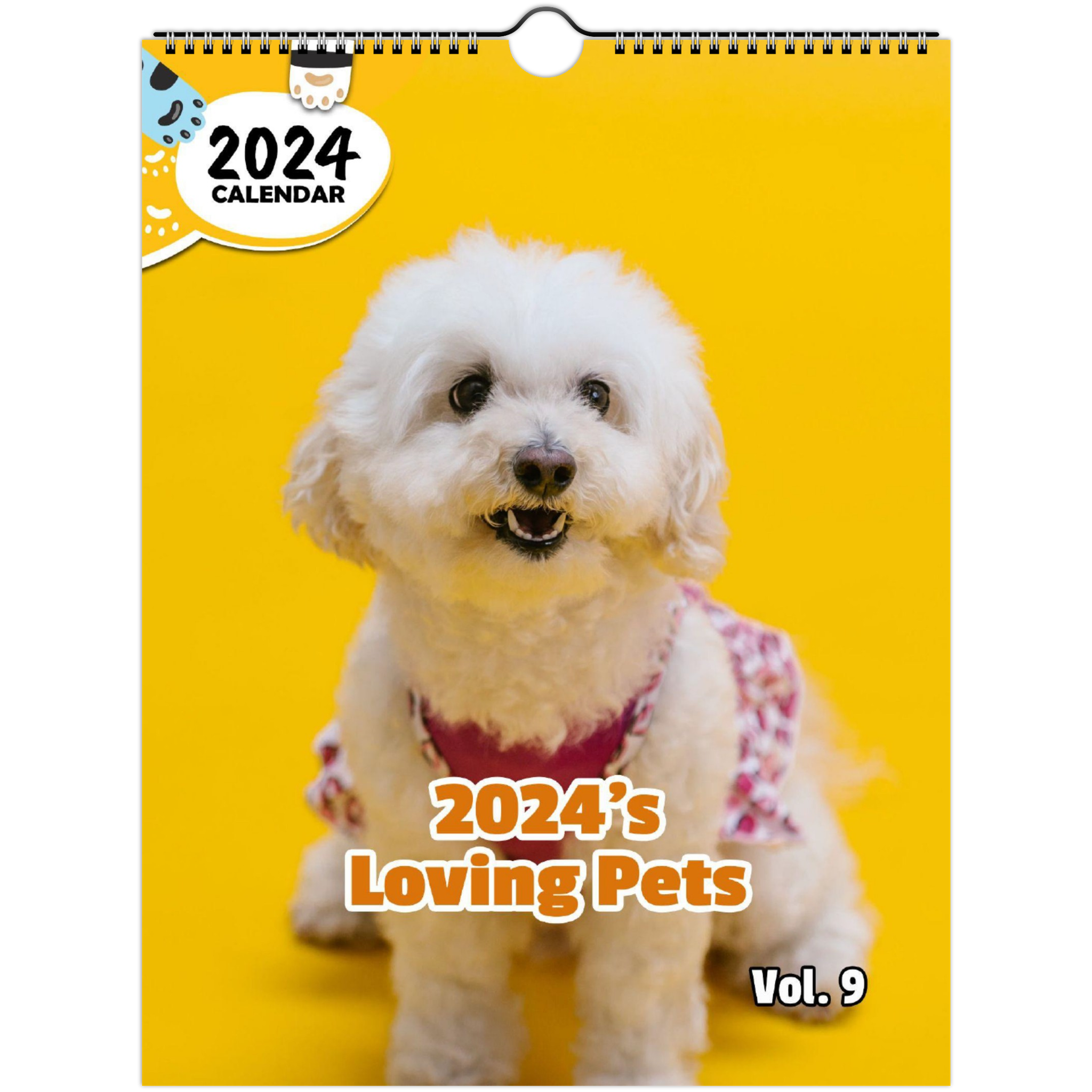 2024's Loving Pets Volume Nine: 2024 Wall Calendar (Published)