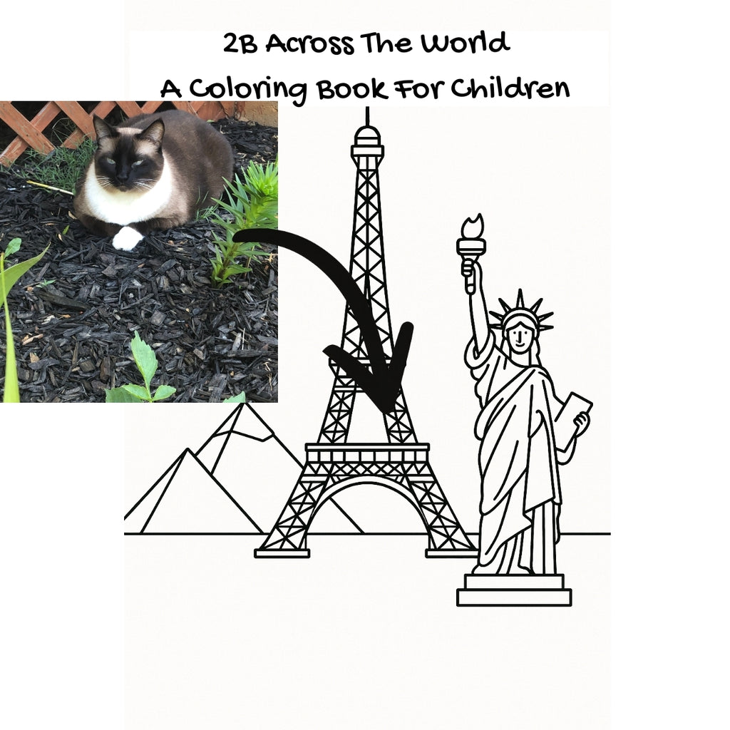 2B Across The World: A Coloring Book For Children