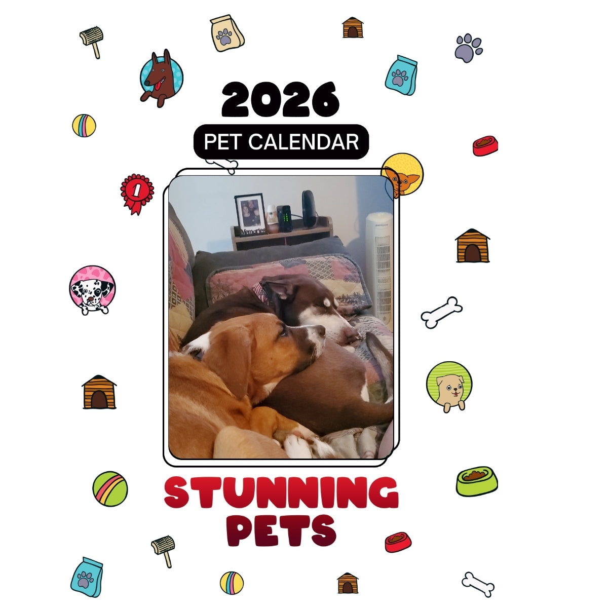 2 Headlines Stunning Pets: A 2026 Pet Calendar