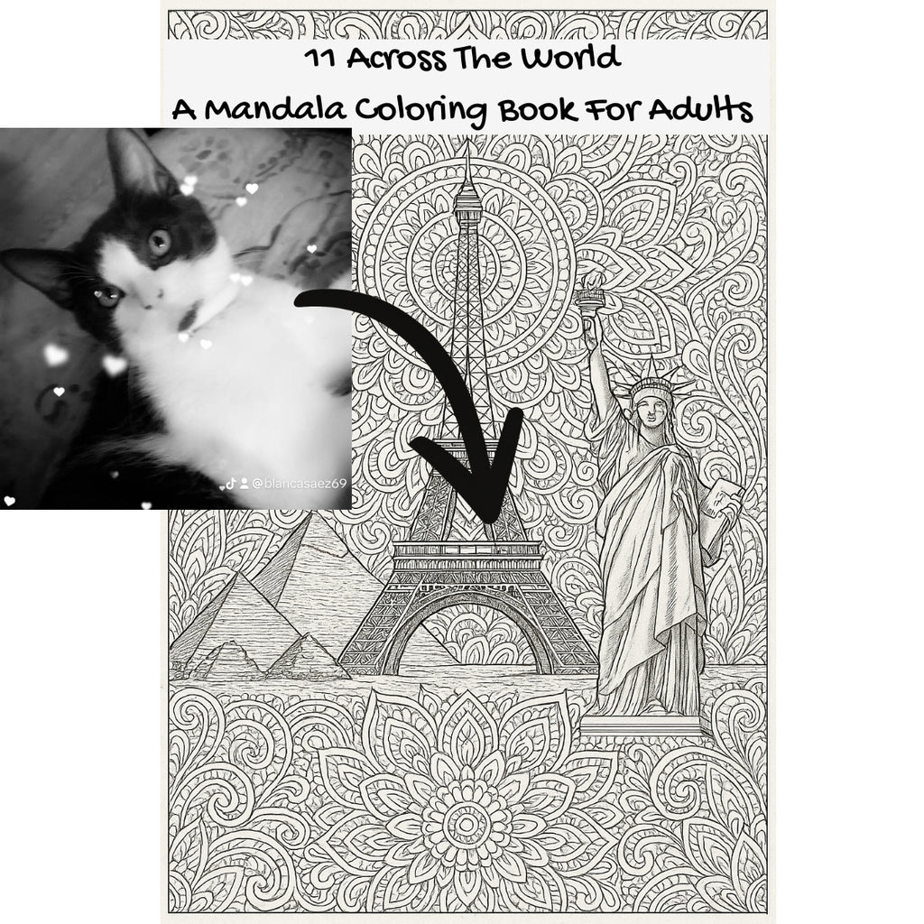 11 Across The World: A Mandala Coloring Book For Adults