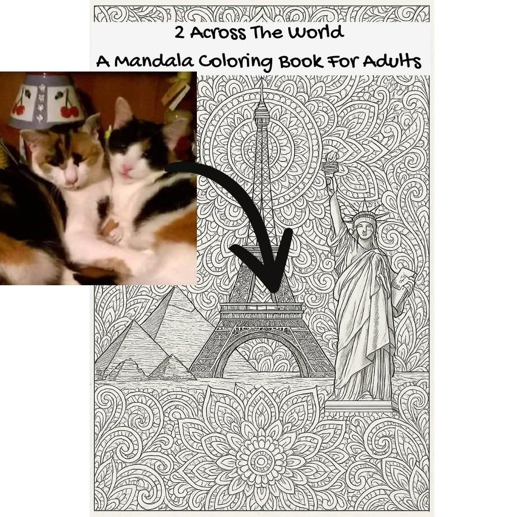 2 Across The World: A Mandala Coloring Book For Adults