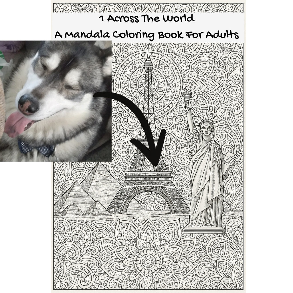 1 Across The World: A Mandala Coloring Book For Adults