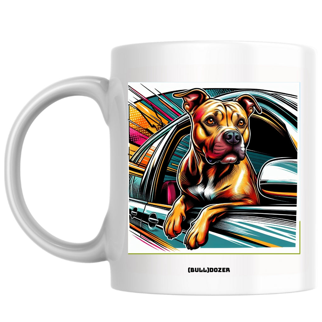 (Bull)Dozer the Magnificent: Pop Art Coffee Mug