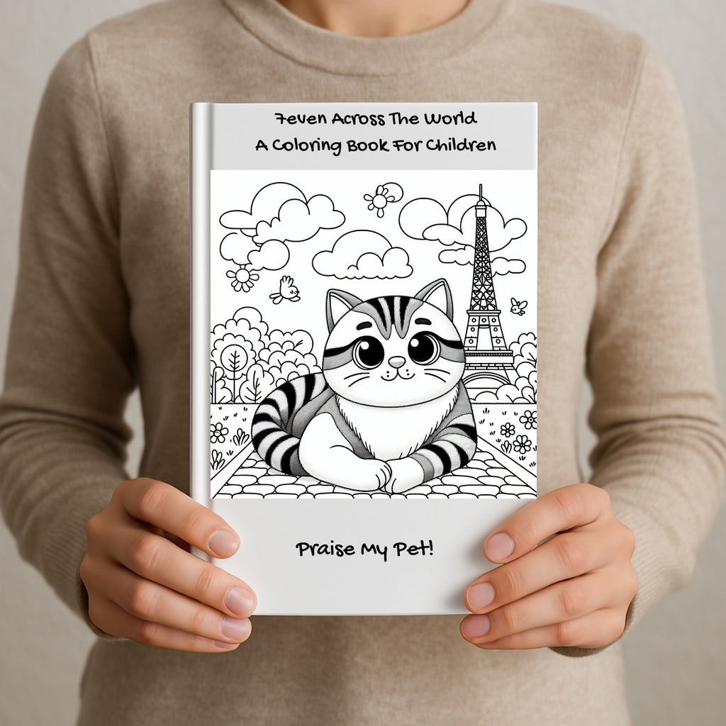 7even Across The World: A Coloring Book For Children