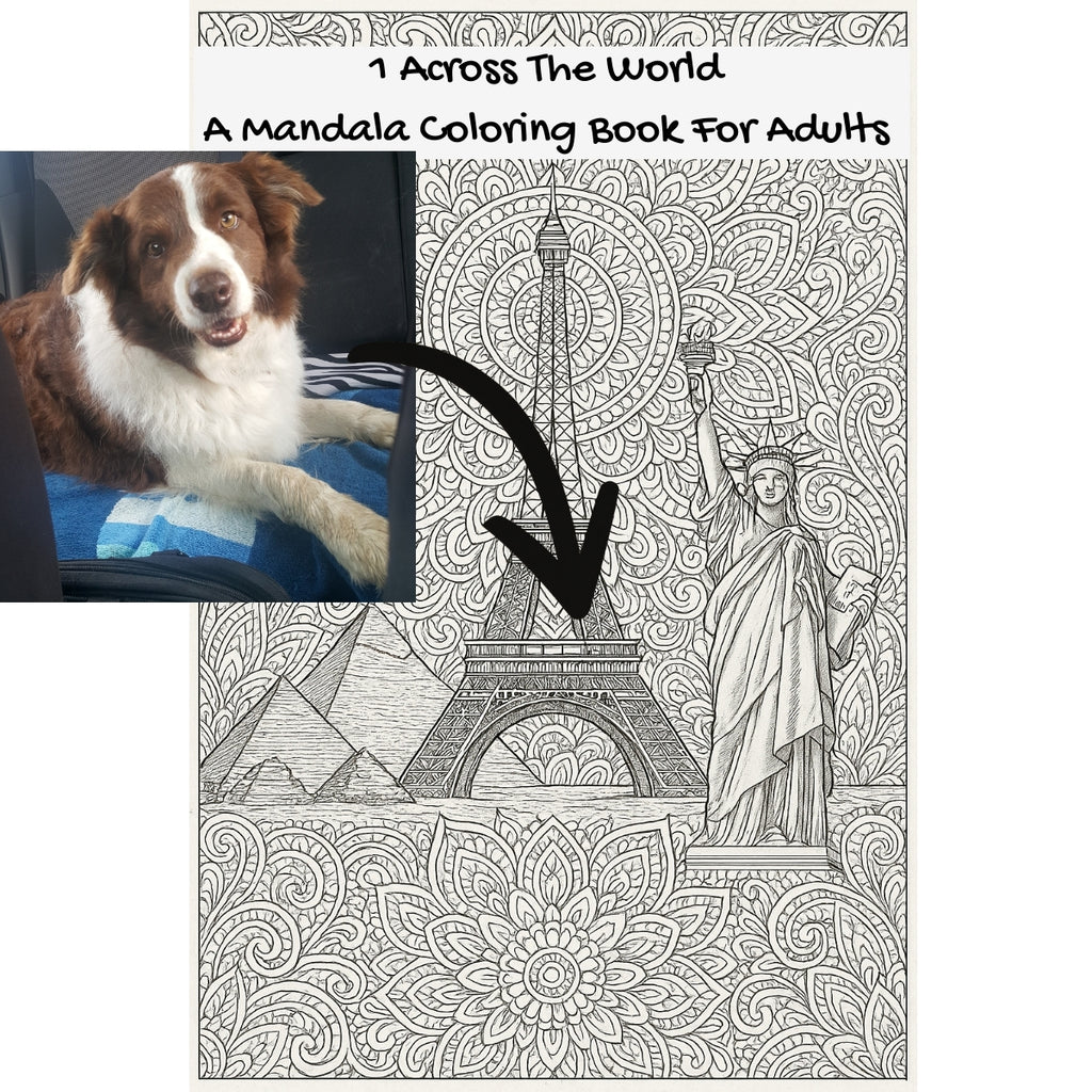 1 Across The World: A Mandala Coloring Book For Adults