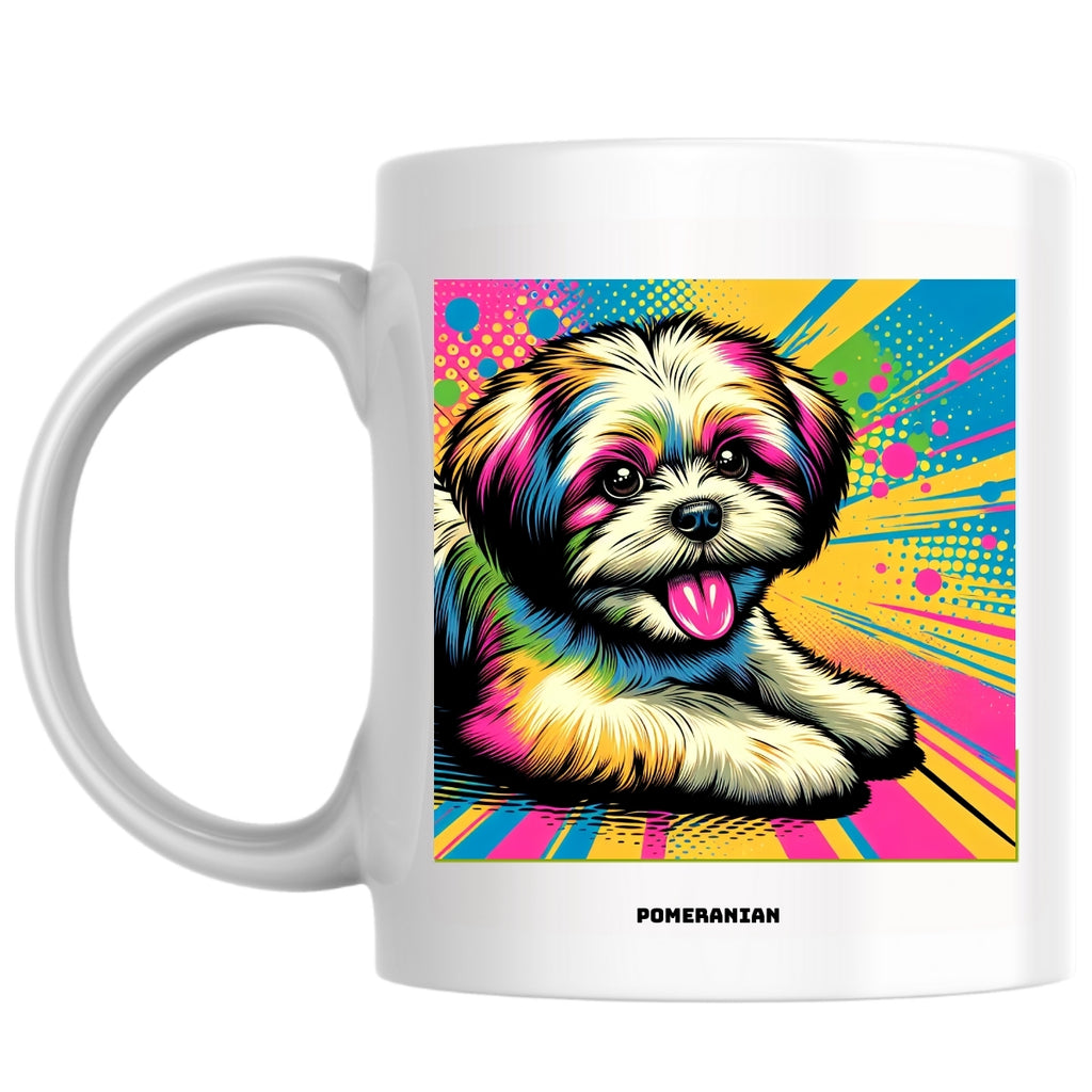 Pomeranian the Magnificent: Pop Art Coffee Mug