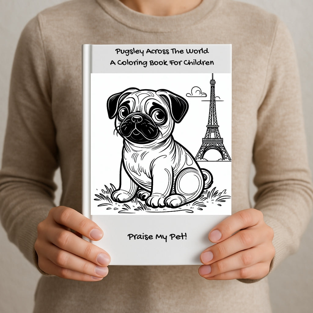 Pugsley Across The World: A Coloring Book For Children