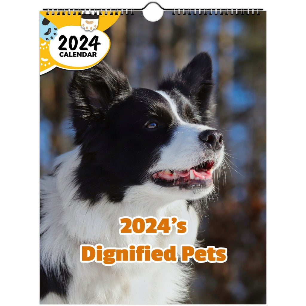 2024's Dignified Pets: 2024 Wall Calendar (Published)