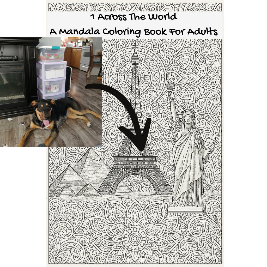1 Across The World: A Mandala Coloring Book For Adults