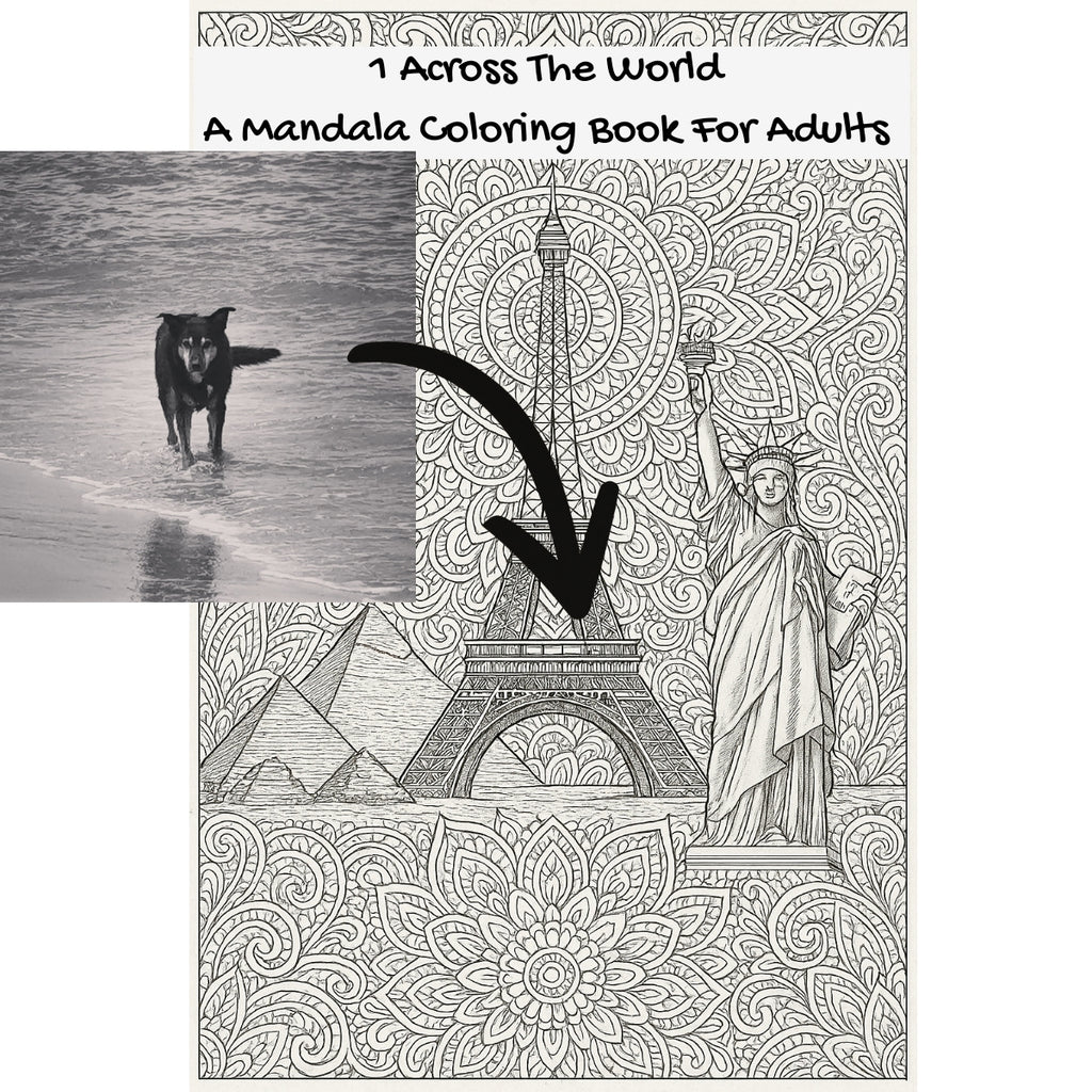 1 Across The World: A Mandala Coloring Book For Adults