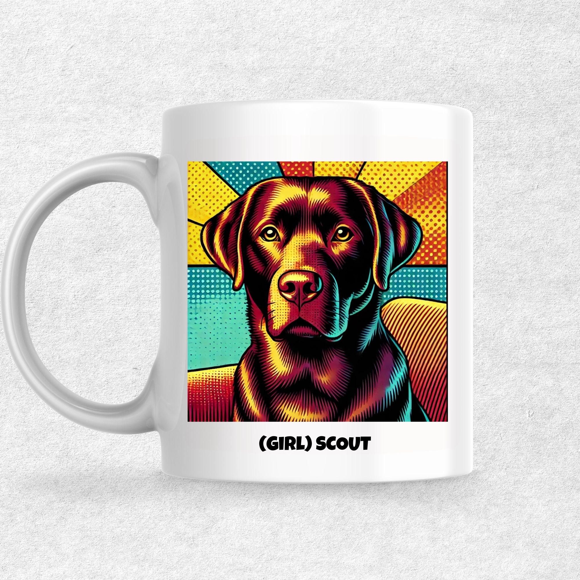 (Girl) Scout the Magnificent: Pop Art Coffee Mug