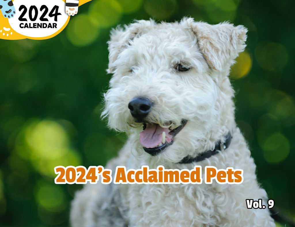 2024's Acclaimed Pets Volume Nine: 2024 Wall Calendar (Published)