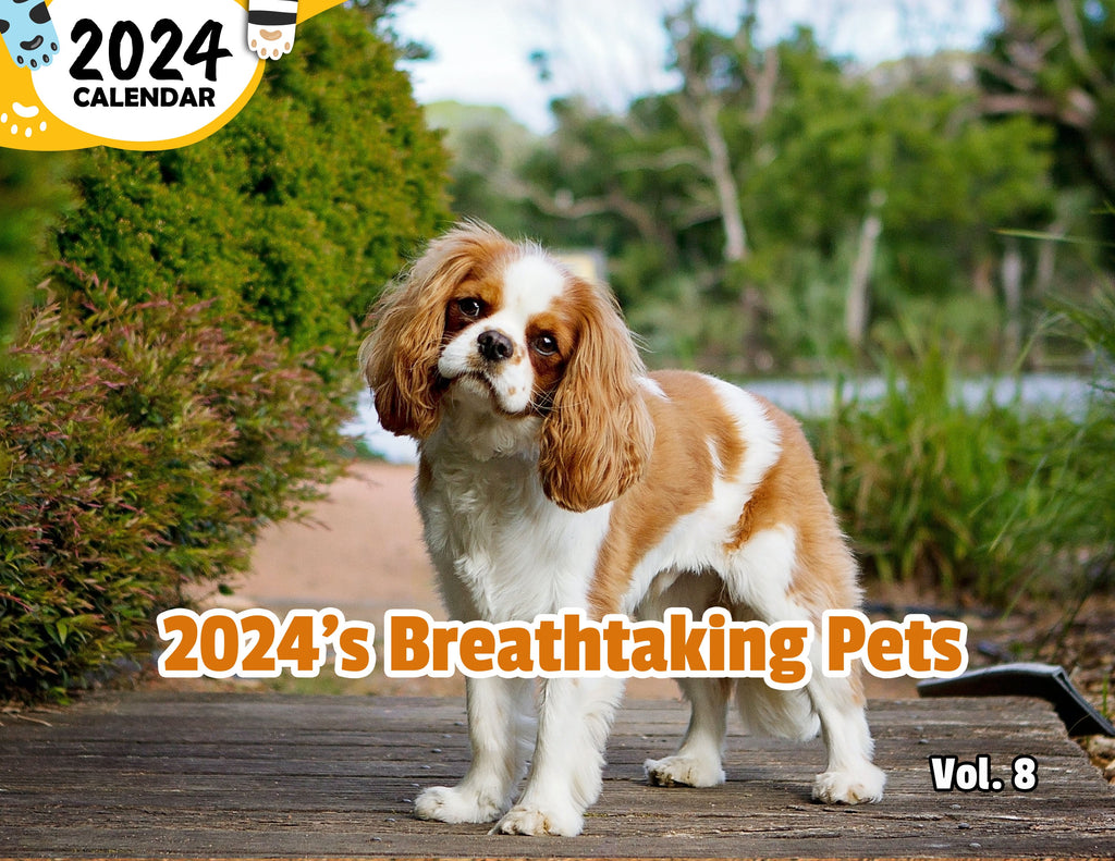 2024's Breathtaking Pets Volume Eight: 2024 Wall Calendar (Published)