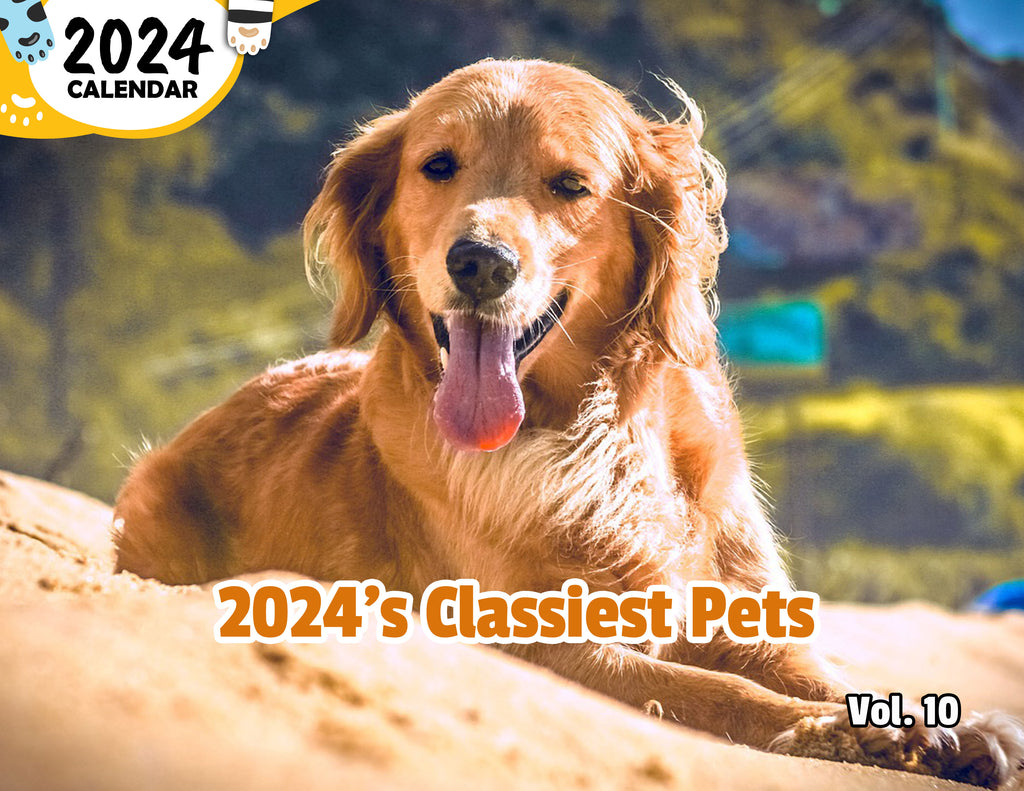 2024's Classiest Pets Volume Ten: 2024 Wall Calendar (Published)