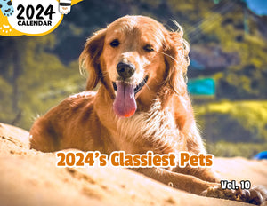 2024's Classiest Pets Volume Ten: 2024 Wall Calendar (Published)