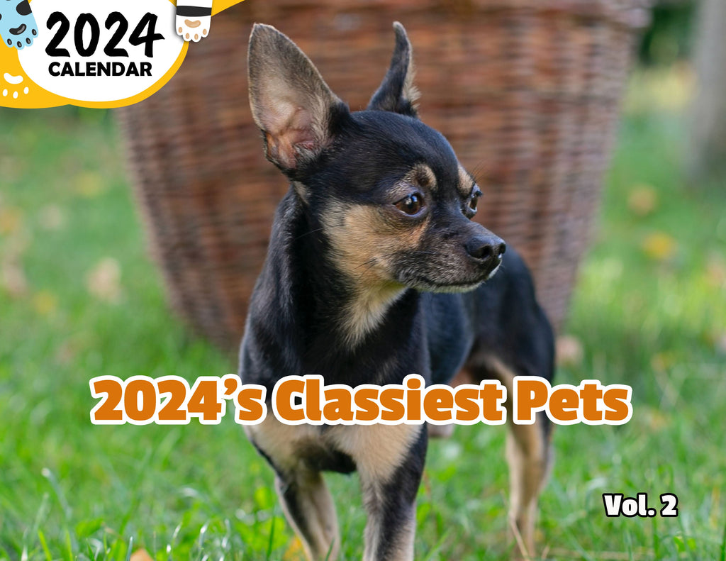 2024's Classiest Pets Volume Two: 2024 Wall Calendar (Published)