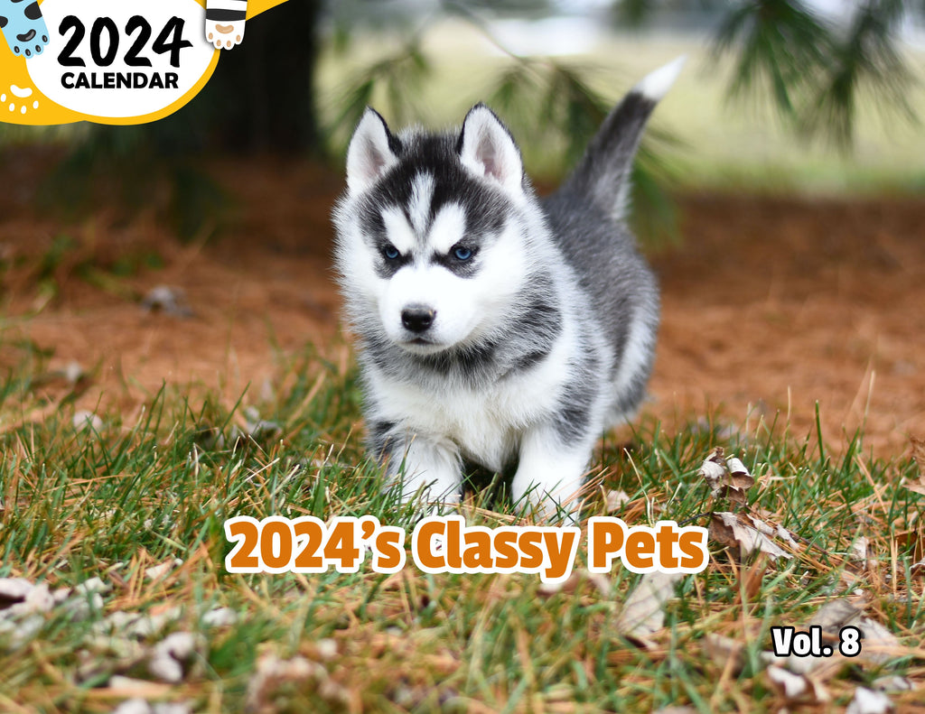 2024's Classy Pets Volume Eight: 2024 Wall Calendar (Published)