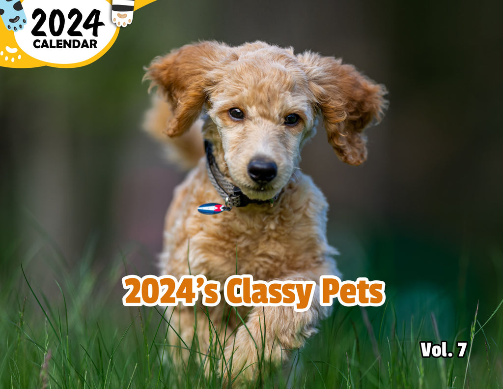 2024's Classy Pets Volume Seven: 2024 Wall Calendar (Published)