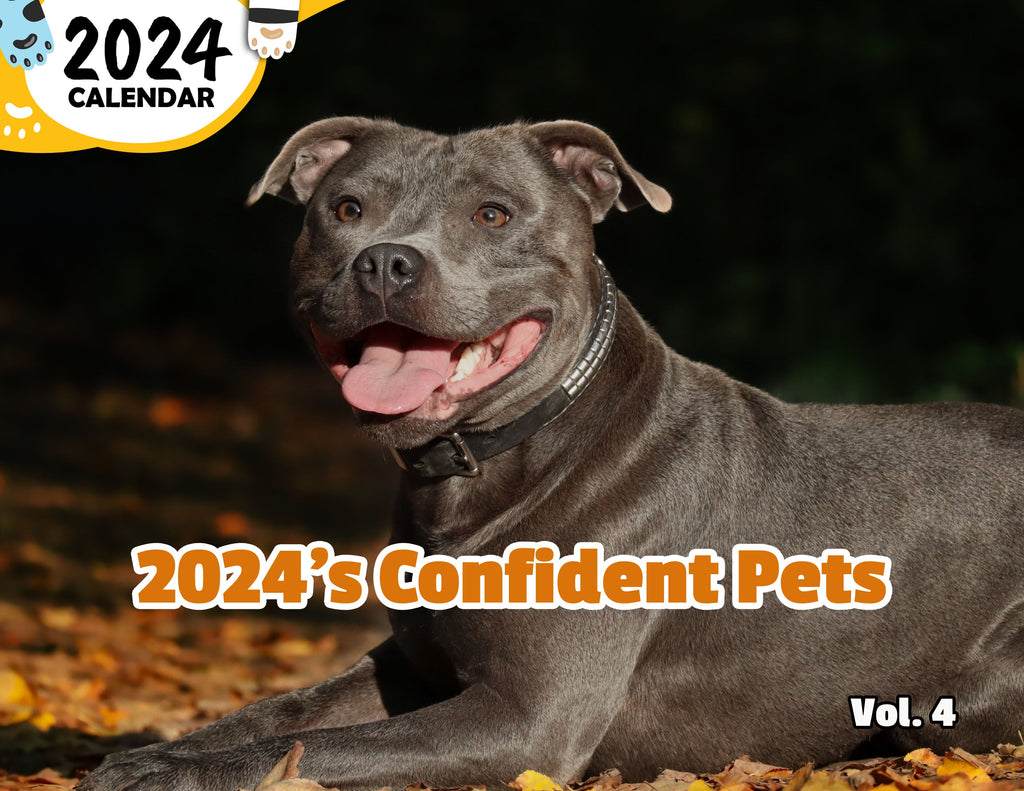 2024's Confident Pets Volume Four: 2024 Wall Calendar (Published)