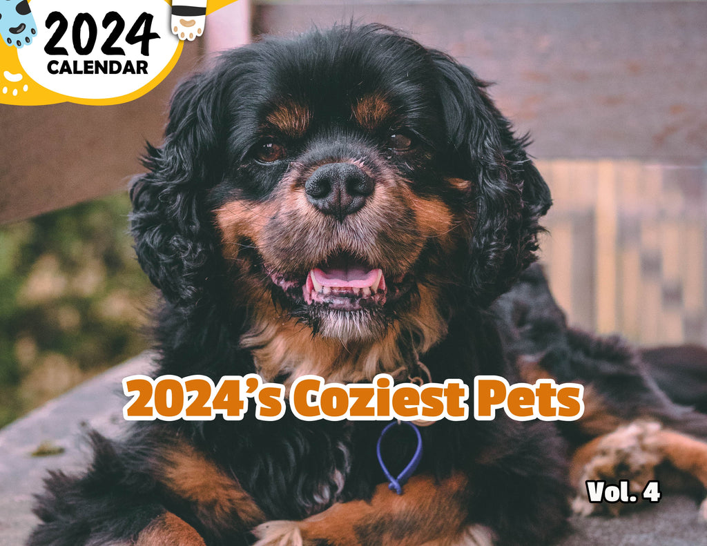 2024's Coziest Pets Volume Four: 2024 Wall Calendar (Published)
