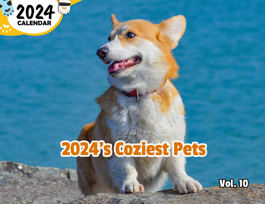 2024's Coziest Pets Volume Ten: 2024 Wall Calendar (Published)