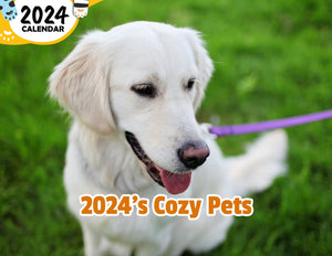 2024's Cozy Pets: 2024 Wall Calendar (Published)